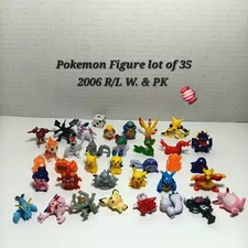 Pokemon Micro Mini Figures 35 Count Characters 1" RL R/L.W PK Plastic Vinyl Toys
