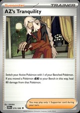 AZ's Tranquility 076/086 Uncommon ME04: Chaos Rising Pokemon Near Mint