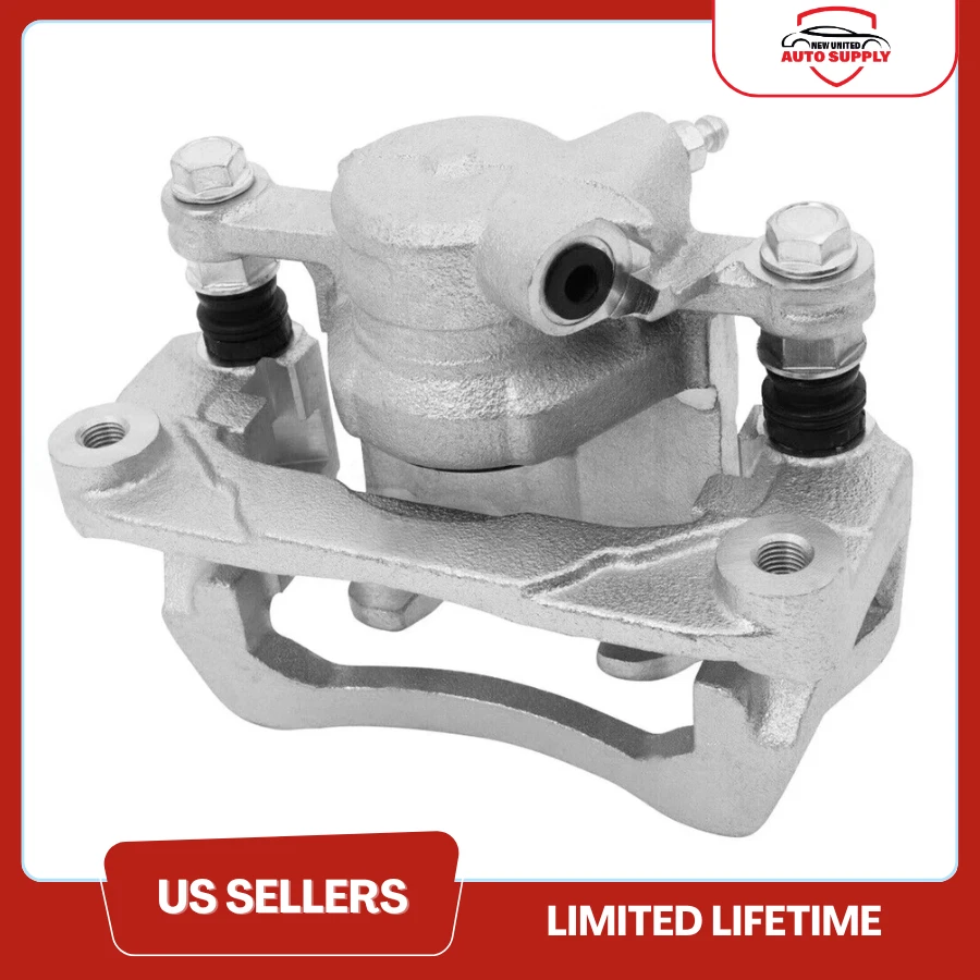 Pinza de freno trasera izquierda con conjunto de soporte para Subaru Impreza WRX Forester Foto 2 de 4