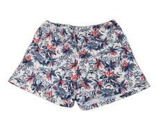 Columbia PFG Swim Trunks Shorts Men Sz XXL White/Red/Blue Swordfish/Floral 6"L