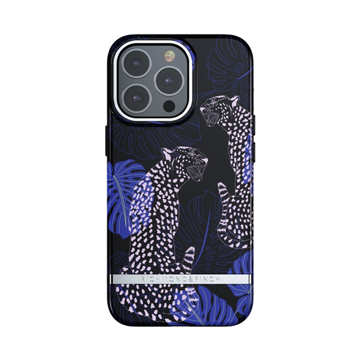 Coque antibactérienne iPhone 13 Pro Cheetahs Richmond & Finch contre microbes et chocs
