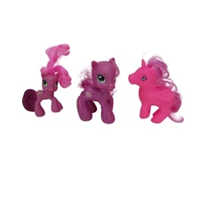 3 My Little Pony Pink Horse Unicorn MLP Pink Purple Toys