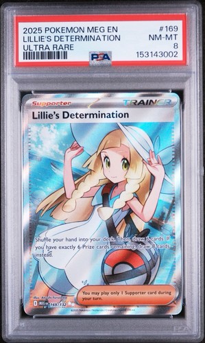 Lillie's Determination graded PSA 8 for sale on eBay