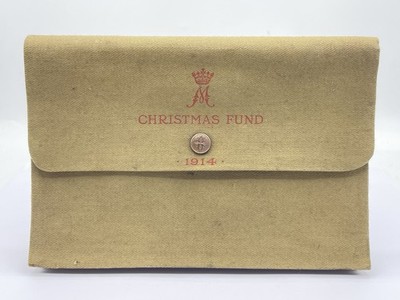 Rare WW1 Princess Mary Christmas 1914 Gift Fund Stationery Writing Case