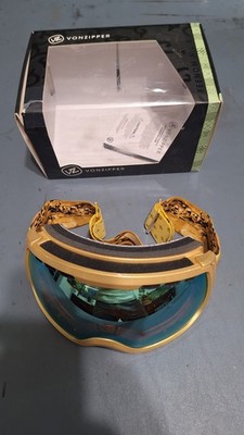 VonZipper Snow Goggles Feenom NLS Glam Gold Gold Chrome