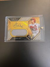 2017 Topps Triple Threads Jumbo Relics /75 Aledmys Diaz #UAJR-AZ Auto MINT F3967