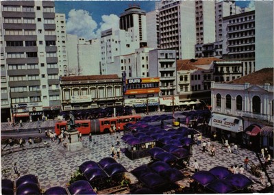 CPM AK Curitiba Praca Generoso Marques BRAZIL (1463441)