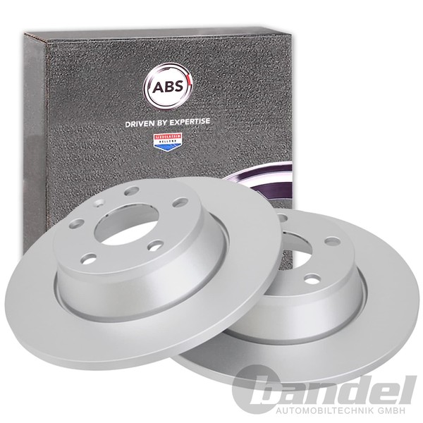 2X A.B.S. Bremsscheiben 286Mm Hinten Passend FüR Audi TT-image