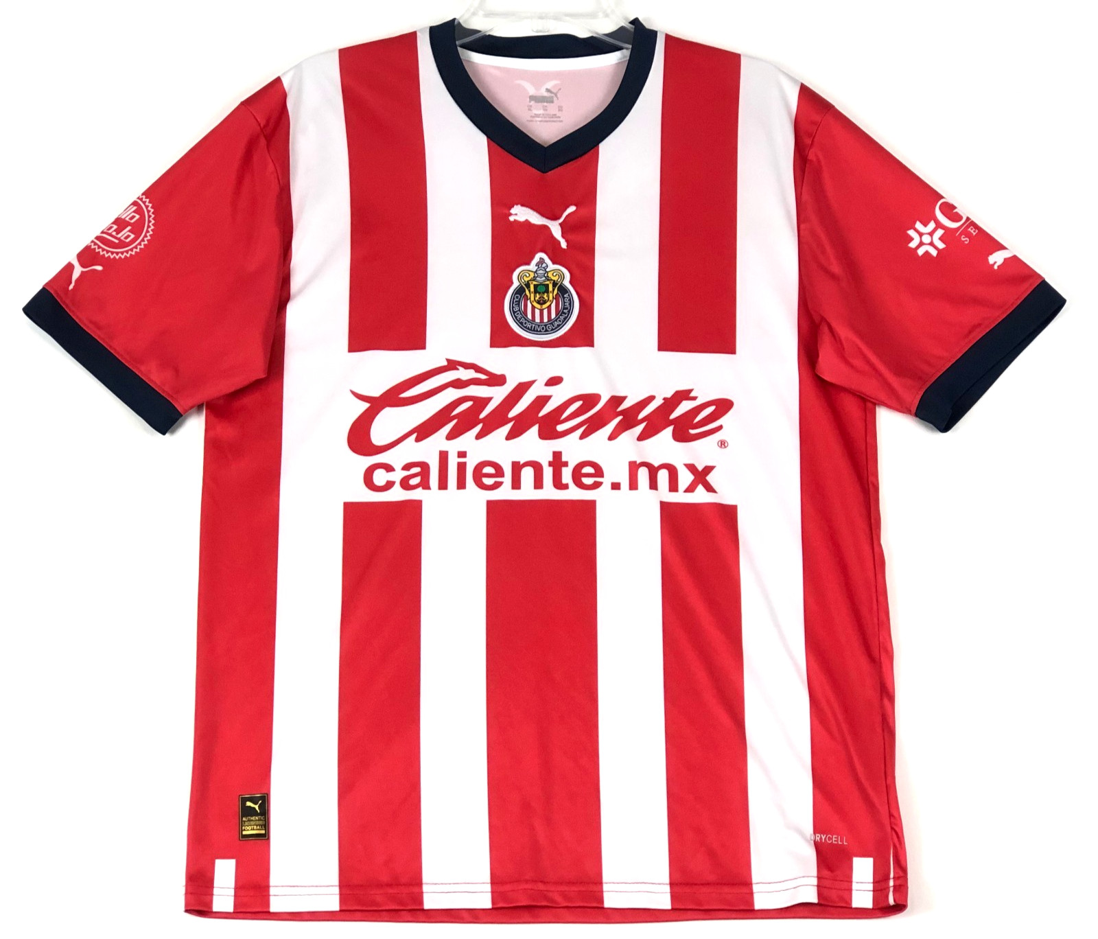 Puma Club Deportivo Guadalajara Mens XL Soccer Jersey Caliente Coca Cola DryCell