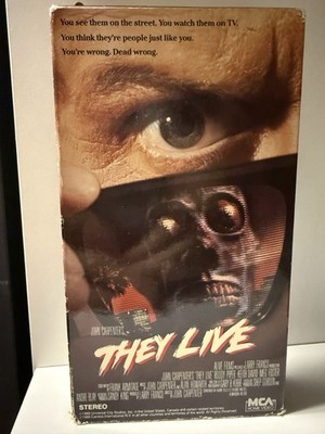 They Live VHS 1989 MCA Home Video John Carpenter Horror