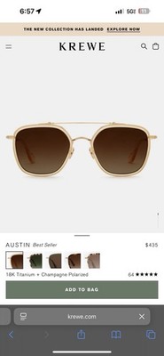 NWT Krewe Austin sunnies