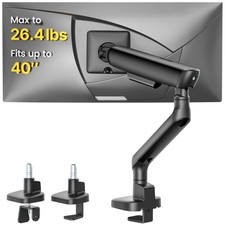 Single Monitor Arm, Mechanical Spring Monitor Arm for 17-40" Ultrawide Screen...