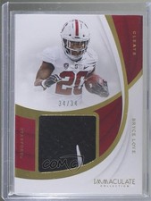 2019 Panini Immaculate Collegiate Immaculate Cleats 34/34 Bryce Love #4 0c6