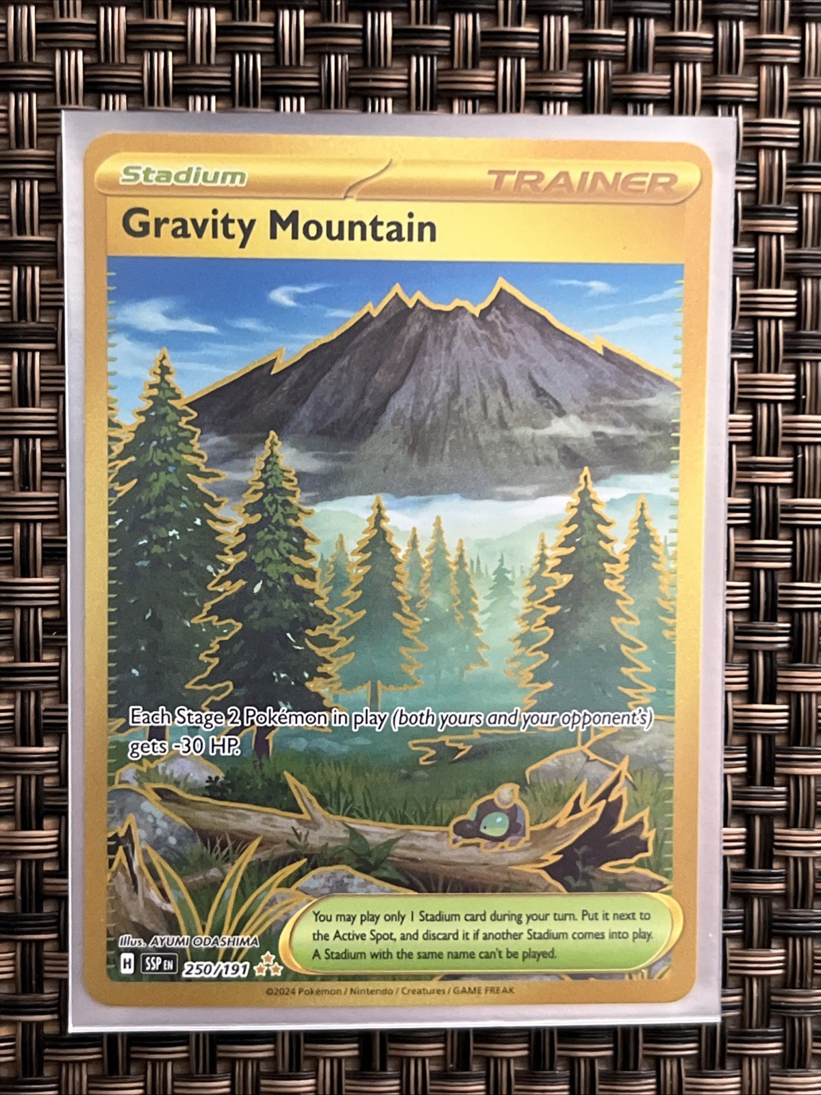 Gravity Mountain 250/191 Sv08: Surging Sparks Holo NM