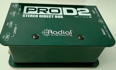 Radial Engineering ProD2 Stereo Direct Box Pedal PRO D2 - Pro-D2