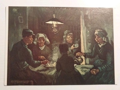 Vincent Van Gogh The Potato-eaters~De Aardappeleters~Nuenen 1885 Postcard~Unused