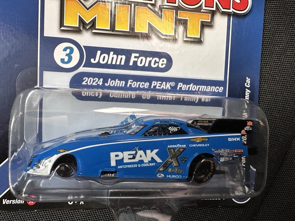 Coches divertidos John Force y Austin Brock NHRA 1/64 2025 Racing Champions como nuevos 2024 Foto 3 de 4