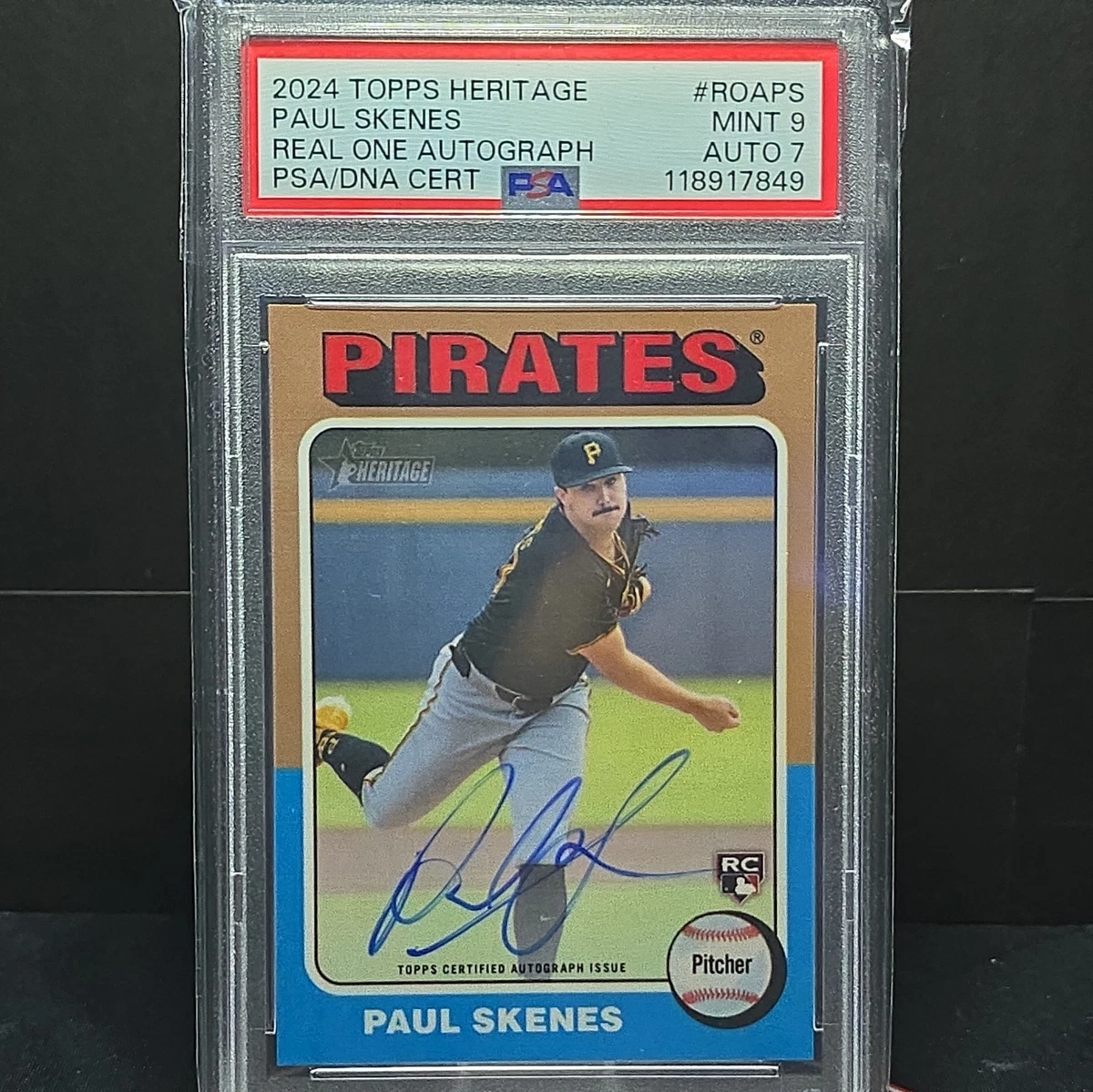 2024 Topps Heritage High Number - Paul Skenes #ROA-PS for sale | eBay