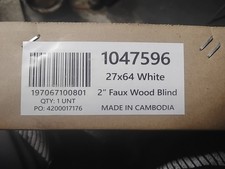 2" Levolor Faux Woods White . 11 Blinds All The Same Size And Brand New