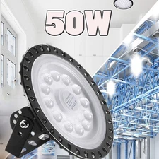 50W Led UFO High Bay Light Industrial Commercial Factory Warehouse Shop Light