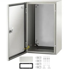 VEVOR NEMA Steel Enclosure,20??12??10'' NEMA 4X Steel Electrical Box,IP66 Wa