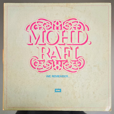 Mohd. Rafi We Remember... EMI 1979 LP Vinyl 12'' Black ECLP 5625/5626