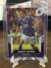 2021-22 Score Soccer #94 Timothy Castagne Purple /15