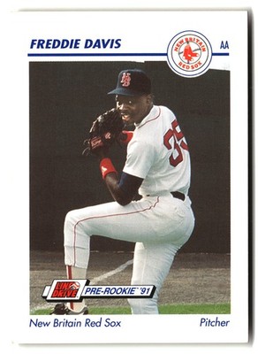 1991 Line Drive AA #454 Freddie Davis Jr.