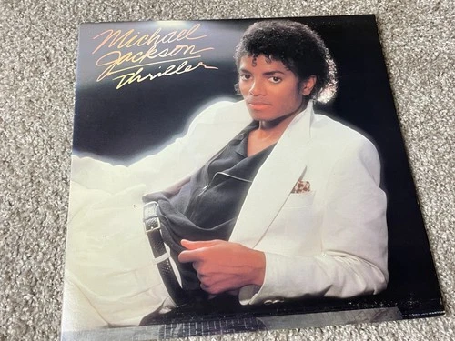 Vintage 1982 Michael Jackson Thriller DE-38112 CBS Vinyl Record Stereo