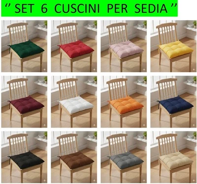Cuscino Per Sedia Memory Foam Antiscivolo – 40x40 Cm, Con Lacci, Rivestibile Lavabile In Lavatrice, Blu, Per Sedie Da Pranzo E Cucina - 6