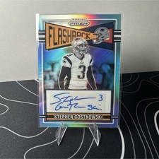 Panini 2025 Prizm Flashback Autograph Stephen Gostkowski /149 Patriots #FLA-SGI