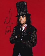 ALICE COOPER signed autograph 20x25cm SCHOOLS OUT in person autograph ACOA