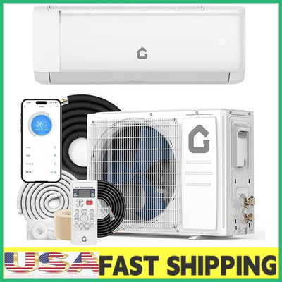 9000 BTU Ductless Mini Split Air Conditioner 18.5 SEER Inverter Heat Pump w/WiFi