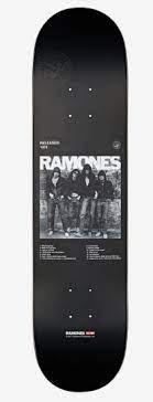 Globe Unisex Decks G2 Rammones Komplettboard Skateboard Deck Schwarz