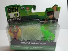 Figuras de acción Bandai Ben 10 Omniverse Jetray & Humungousaur 2" 32435 nuevas T1