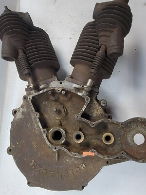 OEM 1914 Excelsior Engine Matched Cylinder Cases Flywheel Rod X Henderson O044