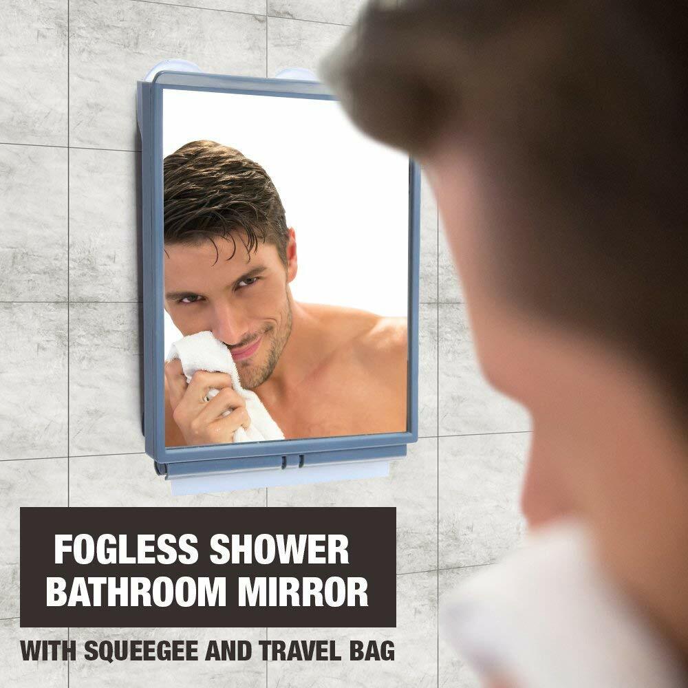 ToiletTree Products Travel/Dorm Fogless Shower Shaving Bathroom Mirror