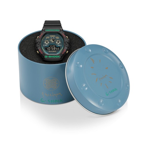 CASIO G-SHOCK DW-5900FA-1JR FACETASM Collaboration Digital Watch Smoke Blue Dial - Picture 11 of 12