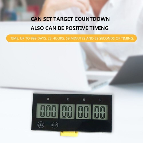 Timer Target Countdown Timer 999 Days Countdown Clock Electronic Digital Timer - Picture 7 of 9
