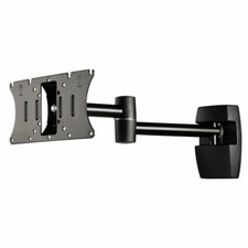 Hama FULLMOTION TV Tilt & Swivel Wall Bracket 10" - 32" 2 Arms up to 20kg Black