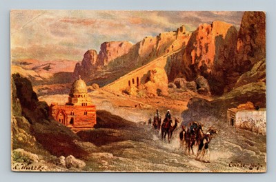 Pres du Caire. Mokhattam. Rommler and Jonas Postcard Near Cairo