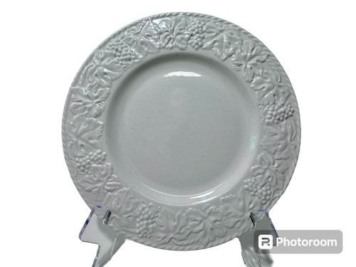 Wedgwood English Terrace Stone 1999 Grape & Leaves Stoneware 2 Dinner Plates Set - Picture 12 of 14