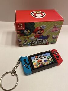 Nintendo switch mini keychain game gift video keyring Super Mario