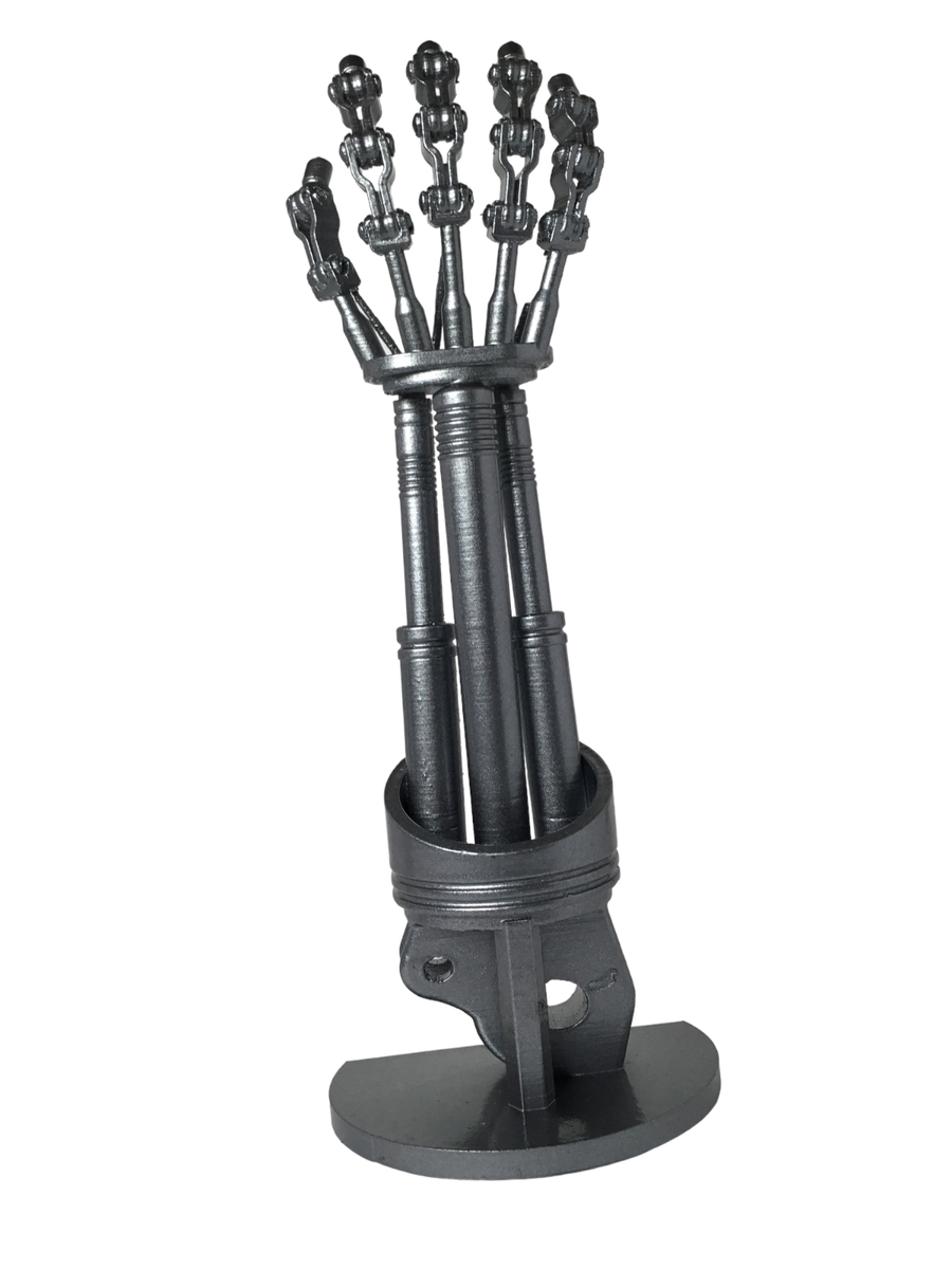 Terminator 2 T-800 Endoskeleton Arm on Stand - Endoarm Cosplay