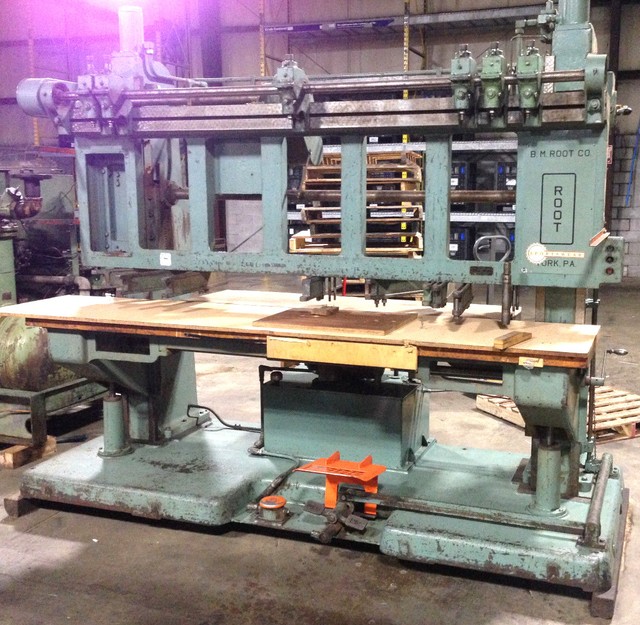 BM Root 9ft Long Multi Head Woodworking Vickers Hydraulic Drill Head