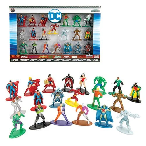 Jada Набор из 20 предметов DC Comics Wave 1 Металлические мини-фигурки Nano Metalfigs 1 23 6390₽