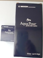 Nikken Aqua Pour Water Filter Cartridge 1361 and Sponge 1362, sealed NIB NEW