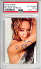 LEAH REMINI SIGNED SEXY PICTURE PHOTO PSA DNA COA UTOGRAPHED THE KING OF QUEENS