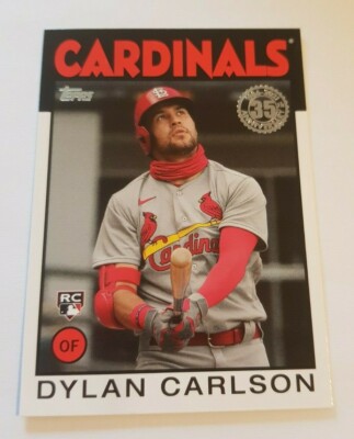 Topps 2021 Series 1 - Dylan Carlson - St Louis Cardinals - Topps 1986 Insert RC