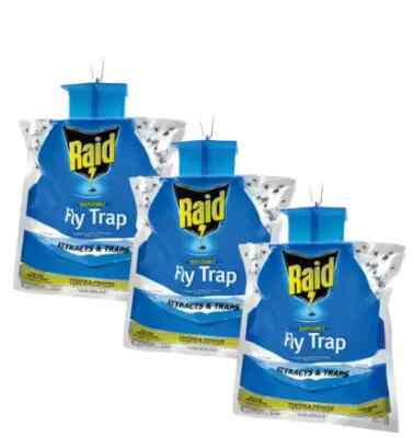 Raid Disposable Fly Trap (3-Pack)